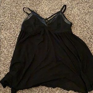 Black lingerie or night gown